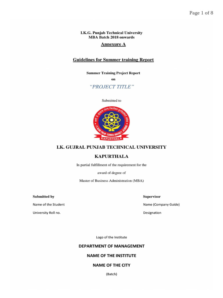 Project MBA | PDF