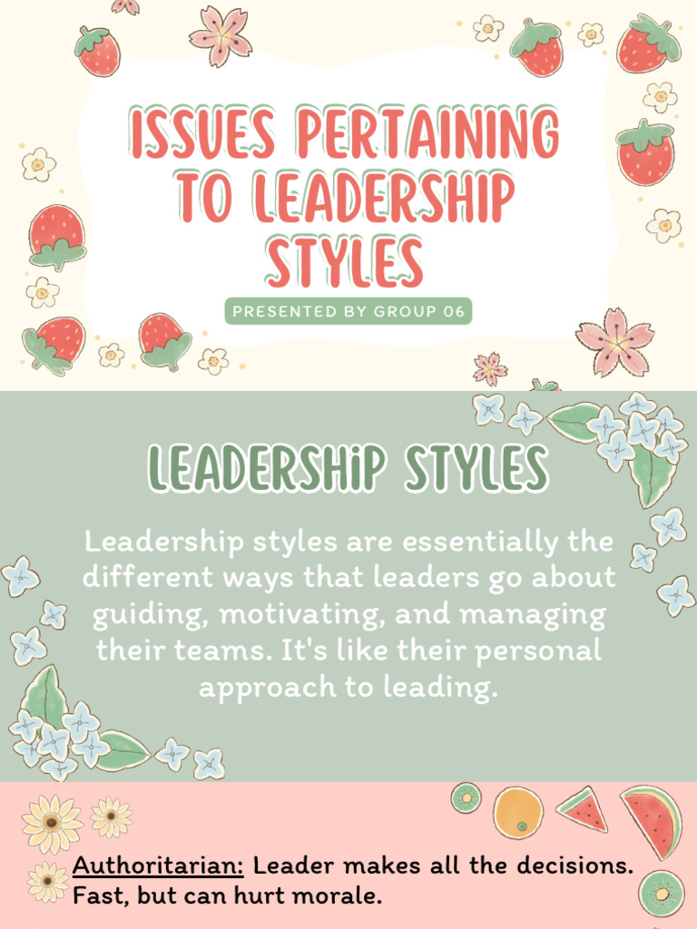 Leadership Styles and Educational Impact | PDF | Leadership | Psychology