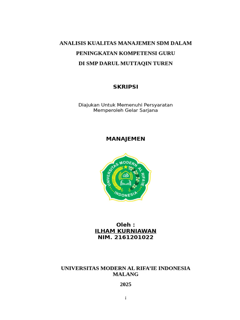 Analisis Manajemen SDM untuk Guru | PDF