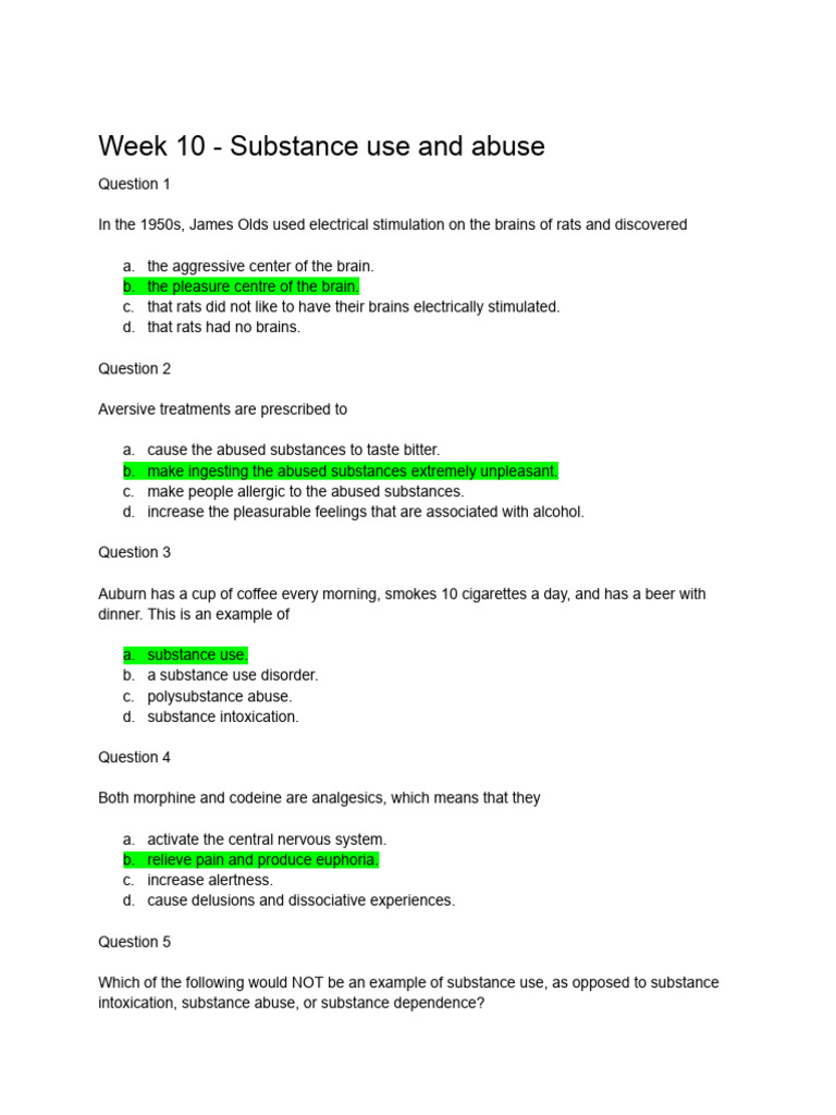 Understanding Psychoactive Drugs | PDF | Substance Abuse | Psychoactive ...