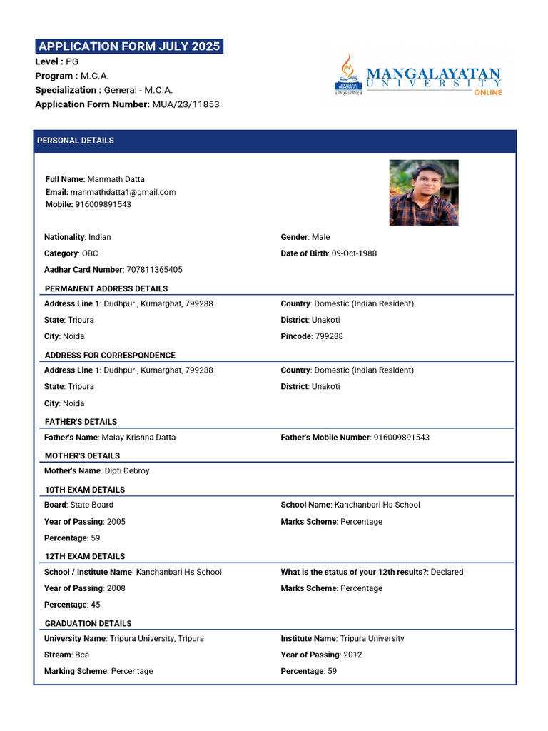 Manmath Datta20250701092615 | PDF | Authentication | Applications Of ...