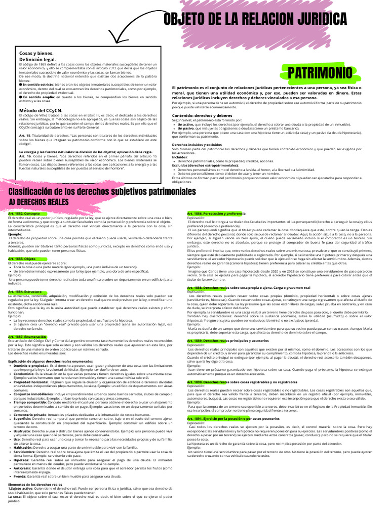 Bienes y Patrimonio en Derecho Civil | PDF | Bienes (Ley) | Posesión ...