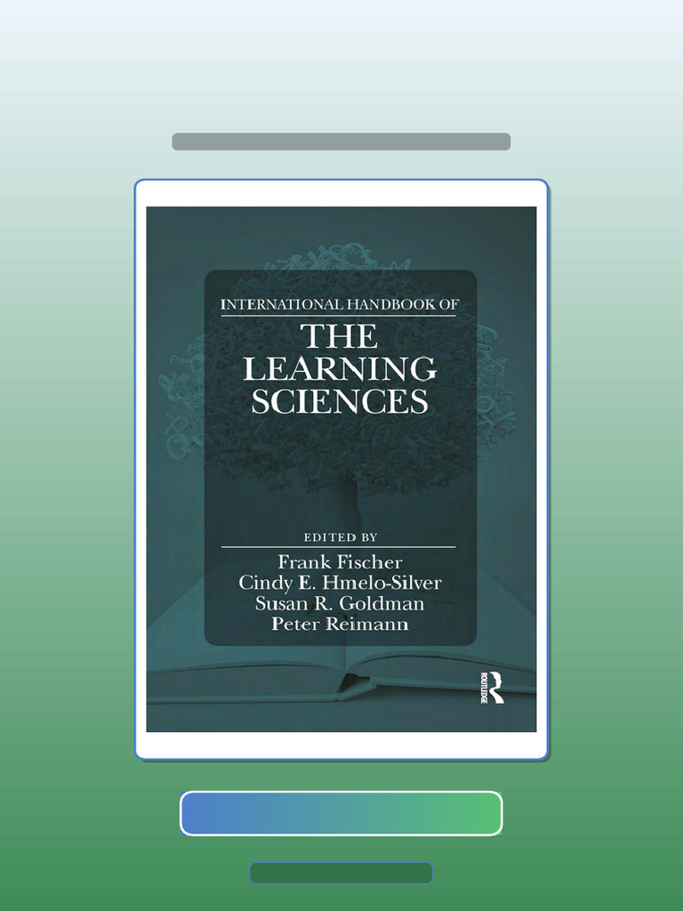 International Handbook of The Learning Sciences 1st Edition by Cindy E ...