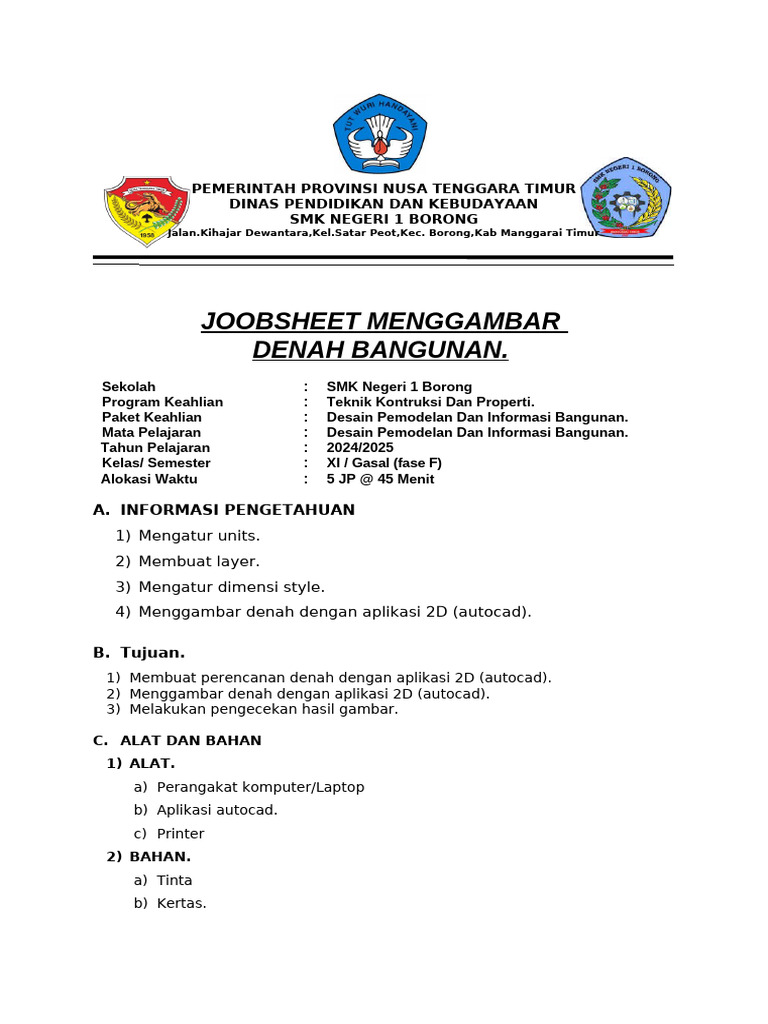 Contoh Menyusun RPP TEFA | PDF