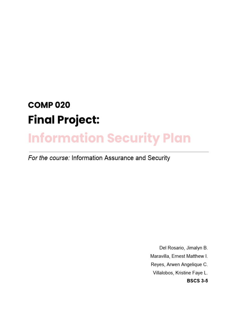 Atome Financial Information Security Plan | PDF | Security | Computer ...