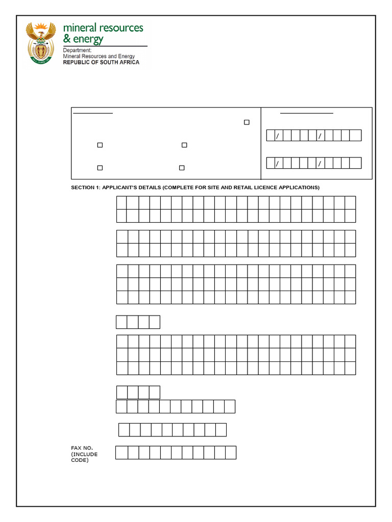 Fuel Retail Licence Application Form | PDF | Corporations | Diesel Fuel
