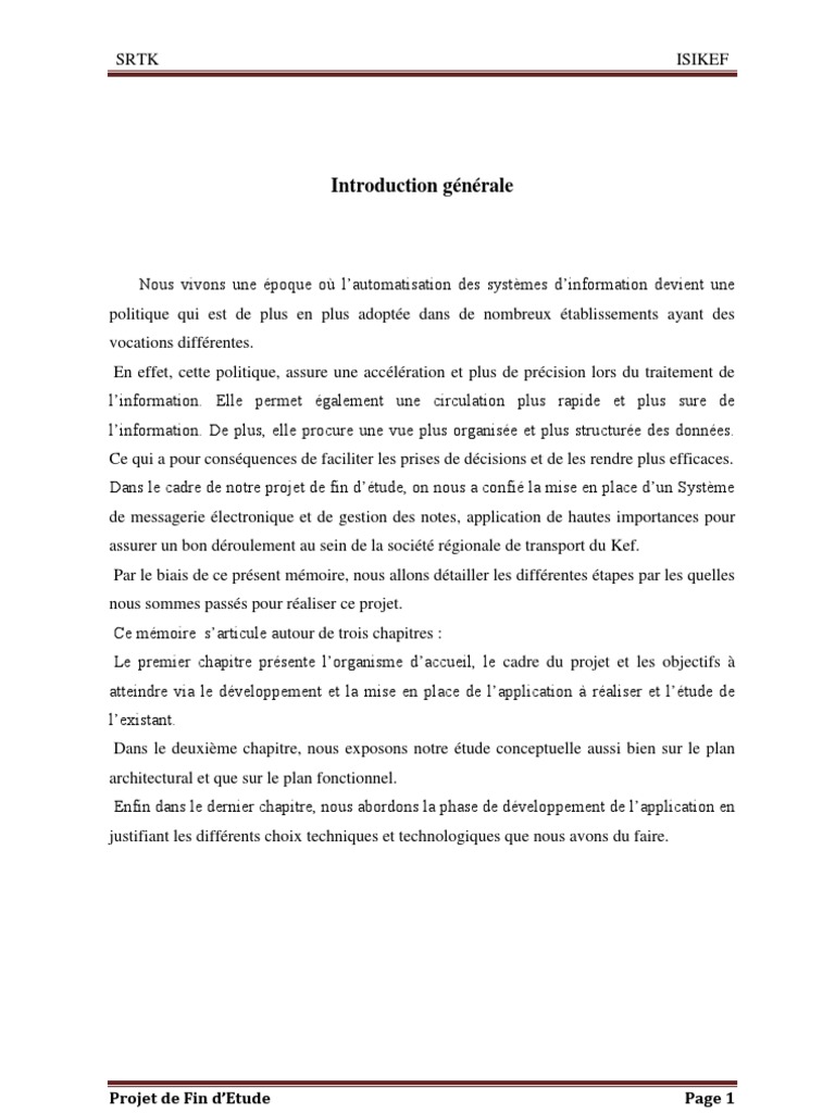 Projet Fin D'etude  PDF  PHP  Langage de Modélisation Unifié