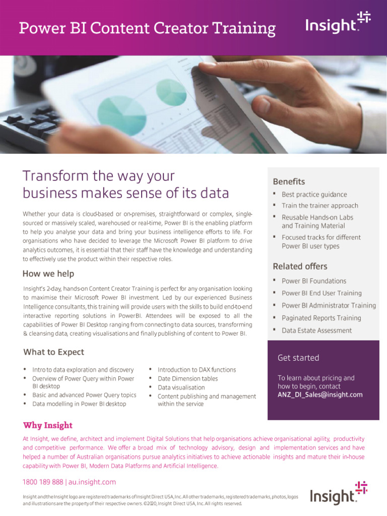Power BI Content Creator Training Guide | PDF