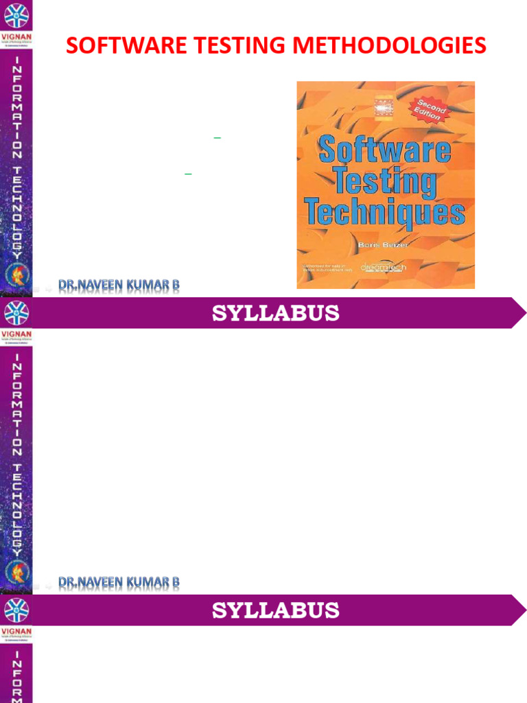 Software Testing Methodologies Overview | PDF | Software Testing ...
