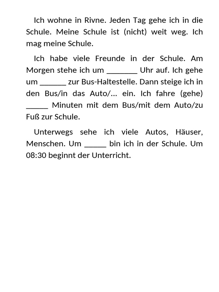 Ich Wohne in Rivne | PDF