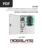 Advanced Scalable Networked Access Controller: Hardware Installation and User Guide