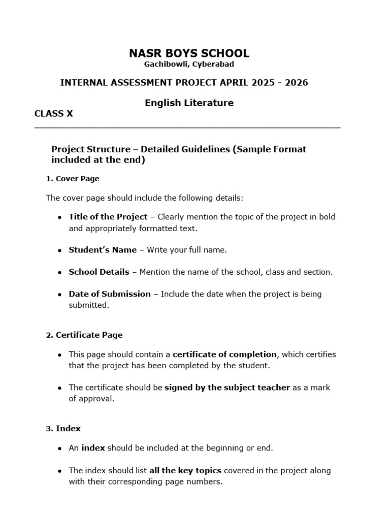Class X Internal Assessment Guidelines | PDF | Banks