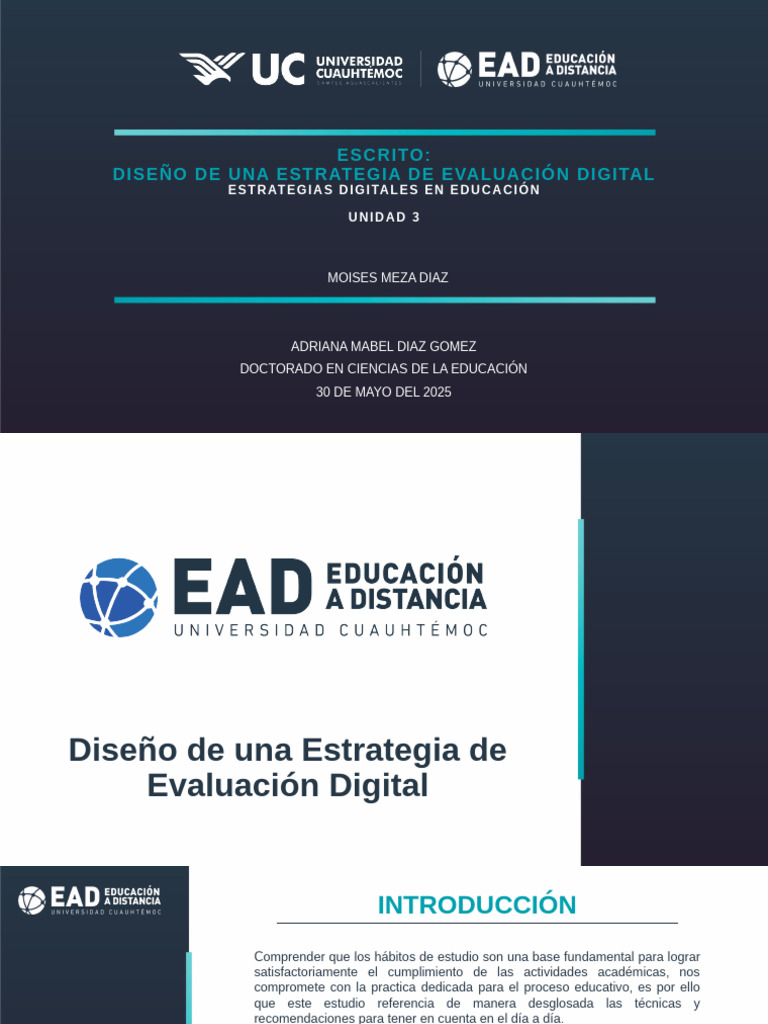 Estrategia de Evaluación Digital en Educación | PDF | Aprendizaje ...
