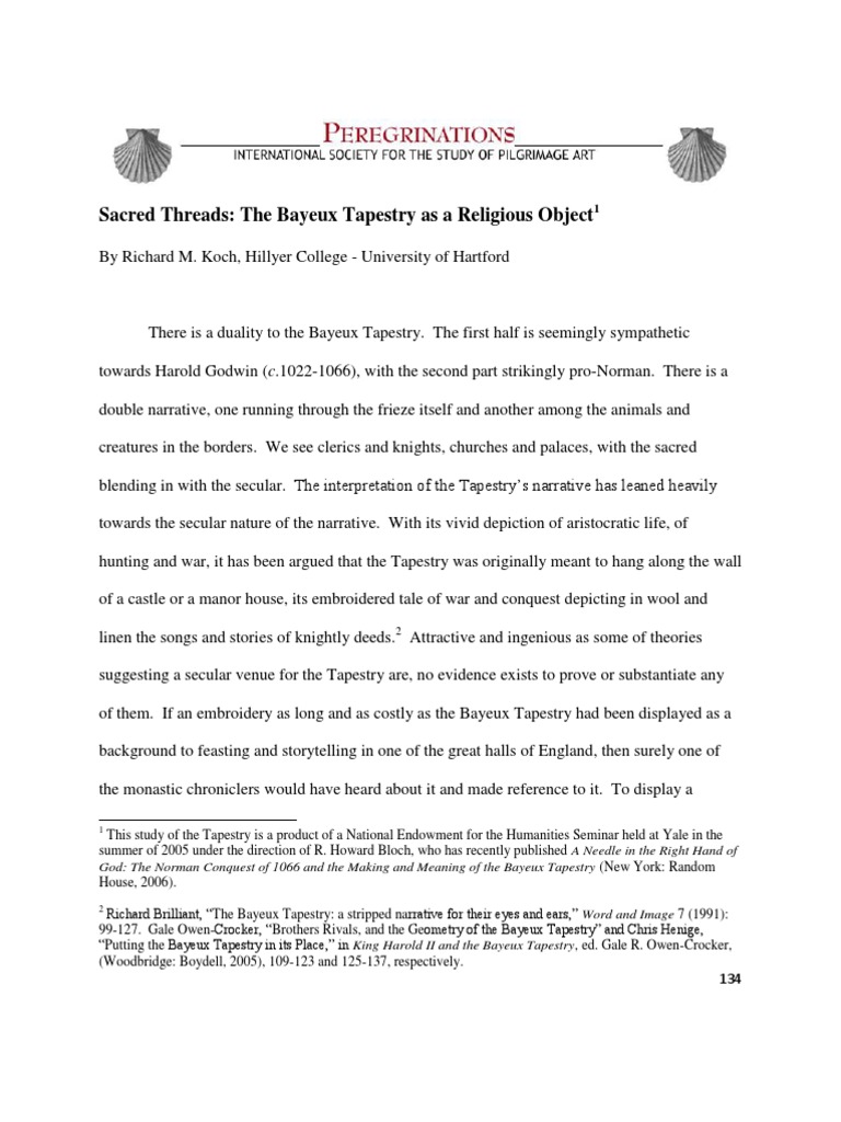 Bayeux Tapestry PDF Religion And Belief