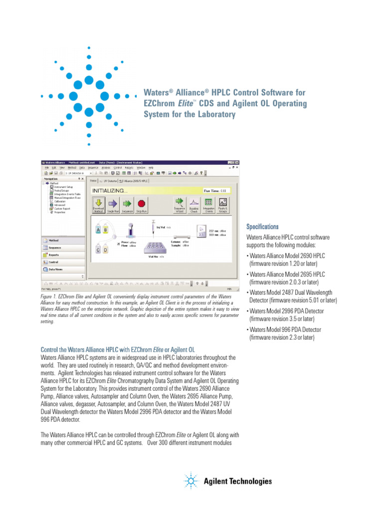Alliance Ezchrom Control | PDF | High Performance Liquid Chromatography ...