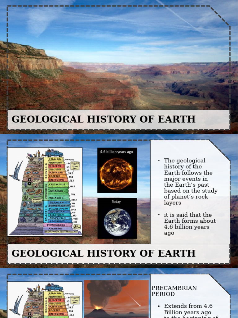 Module 2.2 - Geological History of Earth | PDF | Earth Sciences | Geology