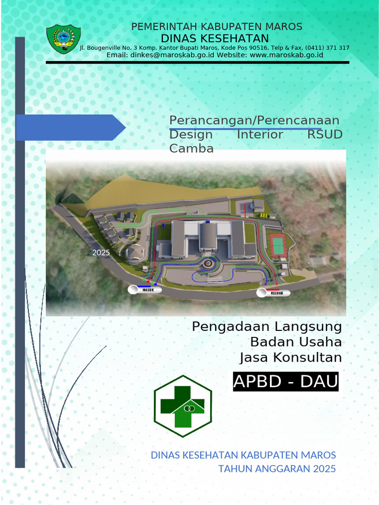 Rencana Desain Interior RSUD Maros 2025 | PDF
