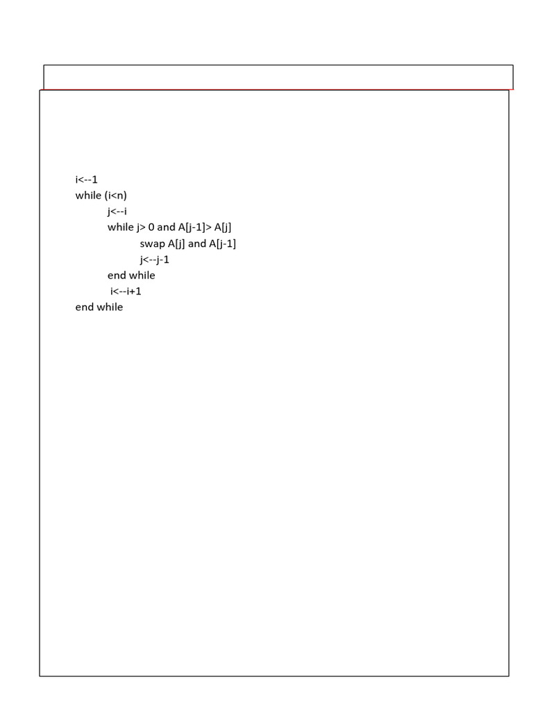 Insertion Sort in C: Implementation Guide | PDF