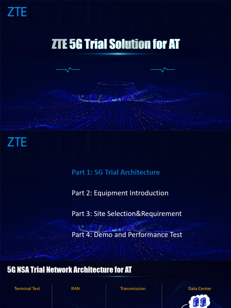 5G Trial Network Architecture Overview | PDF | Lte (Telecommunication ...