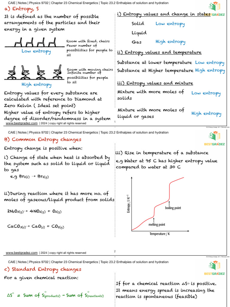 23.2 Enthalpies of Solution and Hydrations | PDF | Entropy | Enthalpy