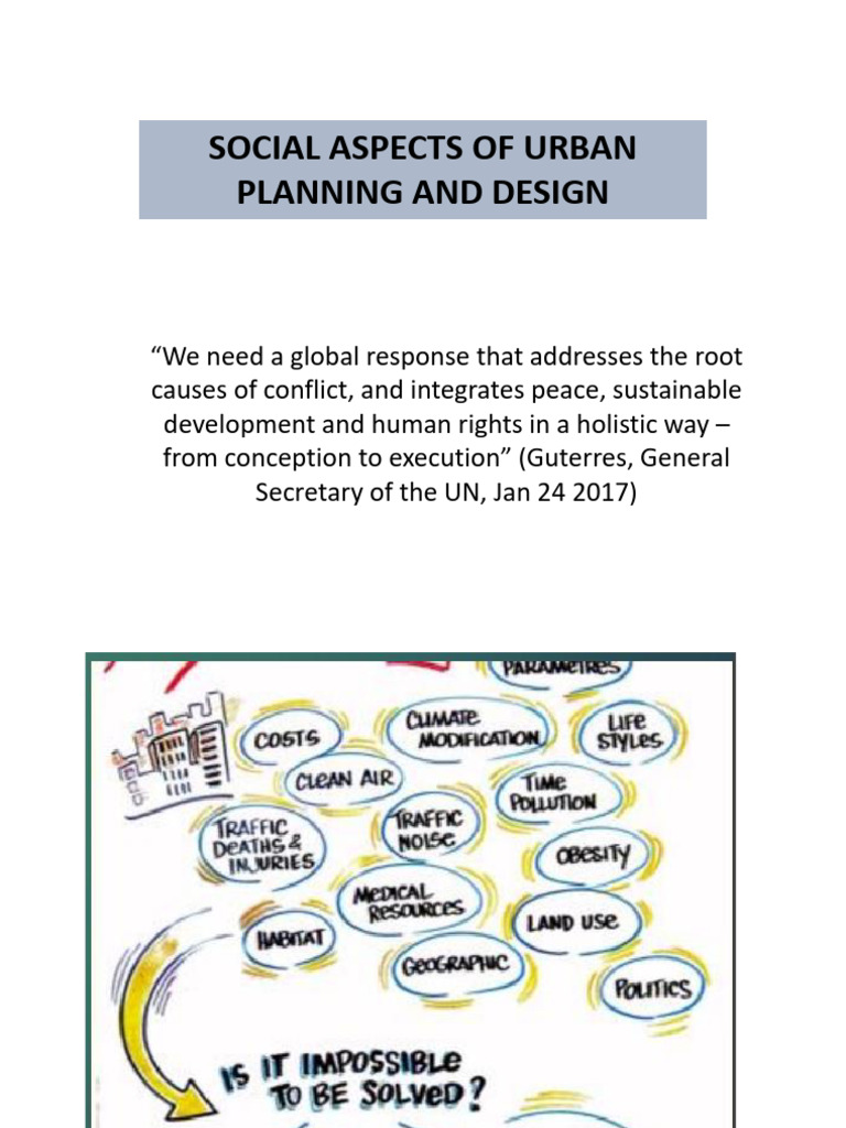 Social Dimensions in Urban Planning | PDF | Community | Sustainability