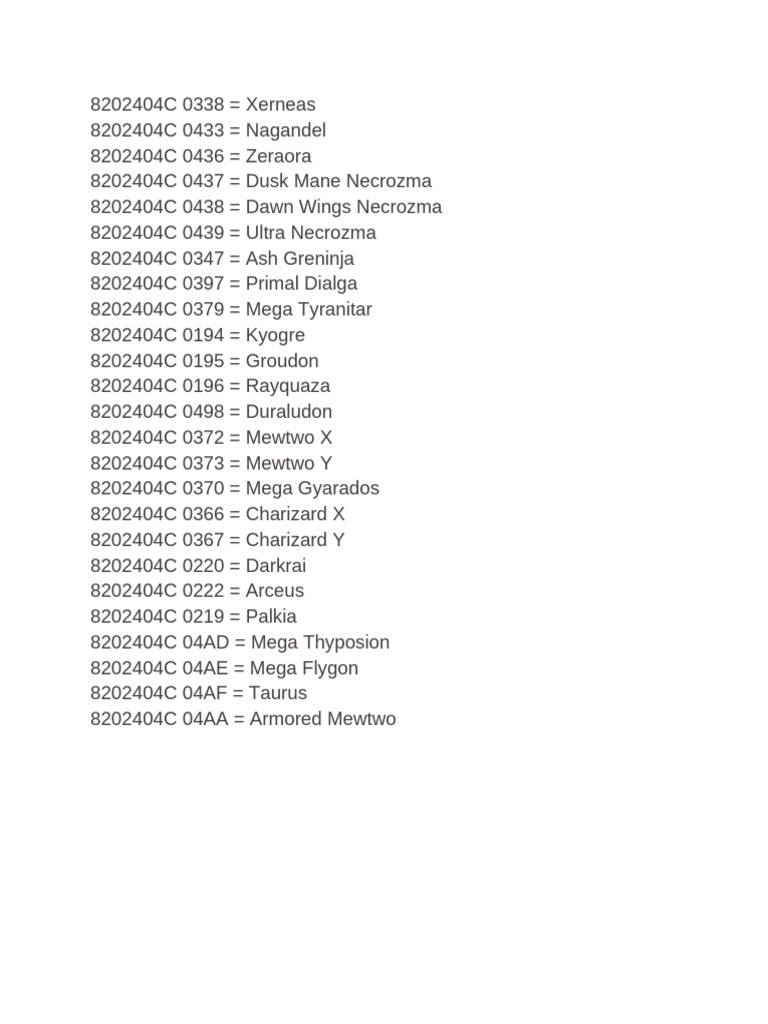 Legndary Pokemon | PDF