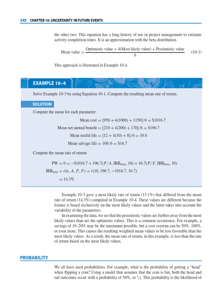 Future Event Uncertainty in Project Management | PDF | Probability ...