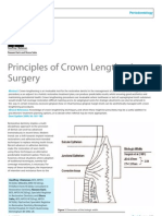 Principles of Crown Lengthening Surgery: Periodontology