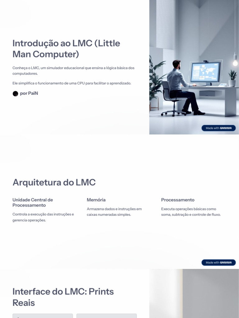 Introdução ao Simulador LMC | PDF