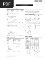 Answers: LESSON 1.1 - Building Blocks of Geometry