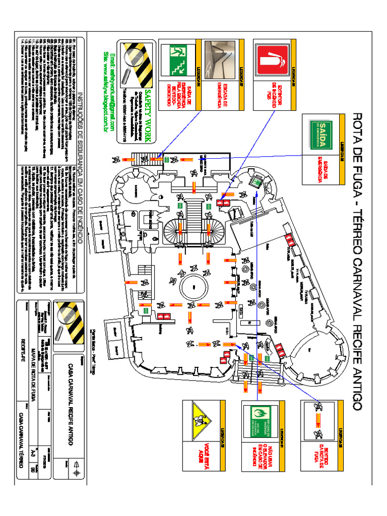 Rota de Fuga A4 Térreo Painel | PDF