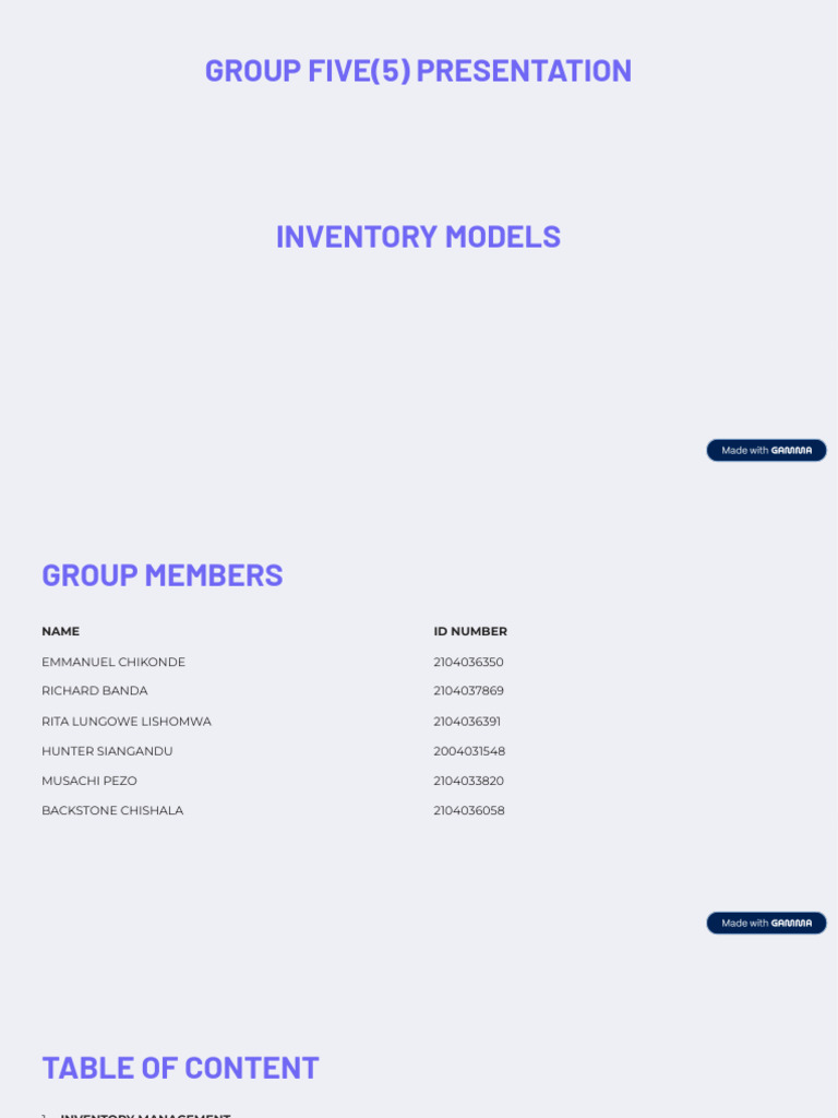 Mastering Inventory Management Models | PDF | Inventory | Economies