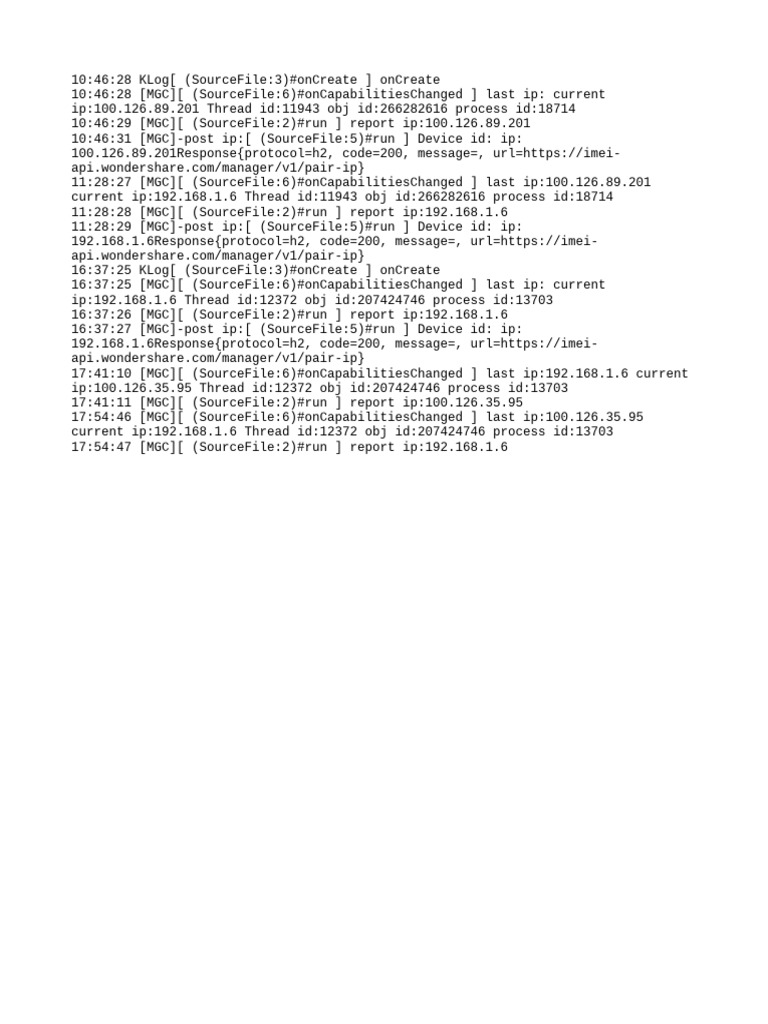 Cybersecurity IP Reporting Log | PDF