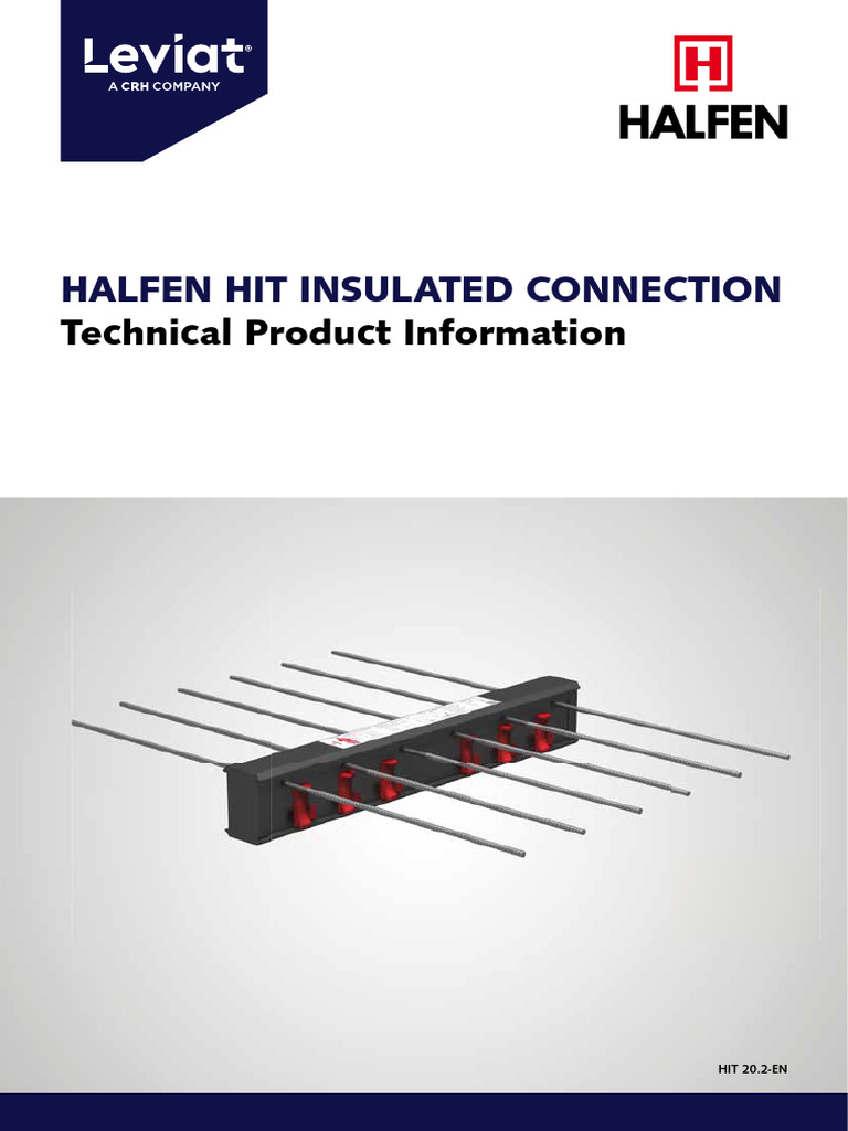 HALFEN HIT Insulated Connection Guide | PDF | Thermal Insulation | Beam ...