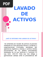 Etapas del Lavado de Activos | PDF | Lavado de dinero | Dinero