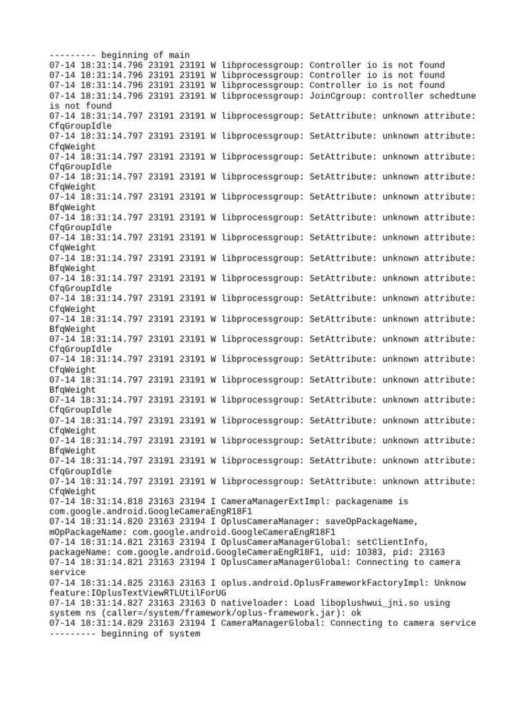 Android Log Warnings and Errors | PDF | Computer Architecture ...