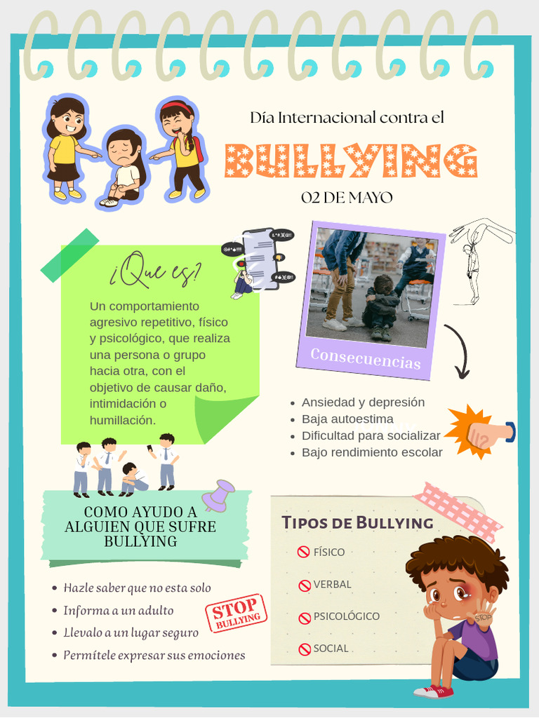 Afiche contra el Bullying Escolar | PDF