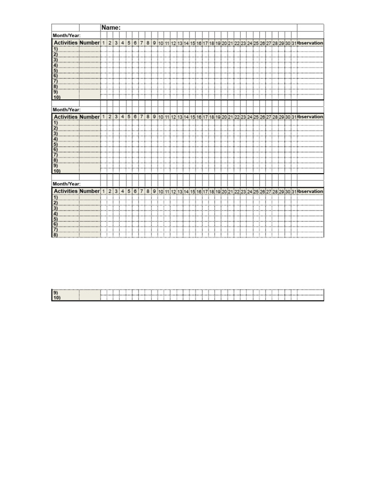 90 Day Plan-Print | PDF