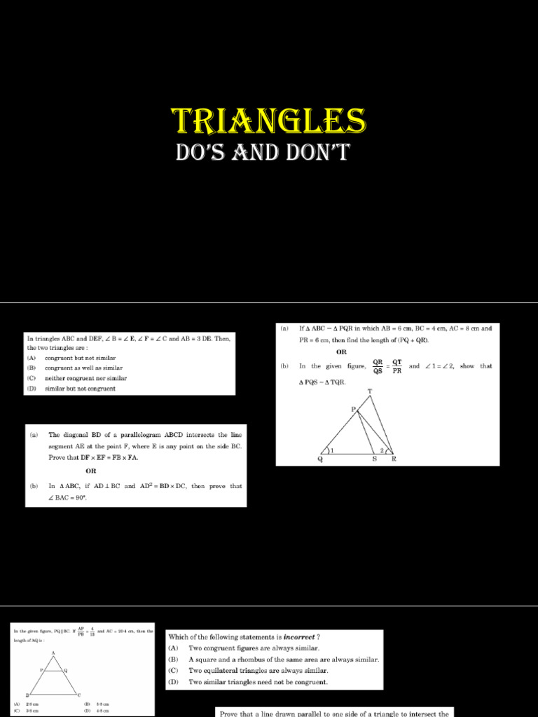 Triangles | PDF