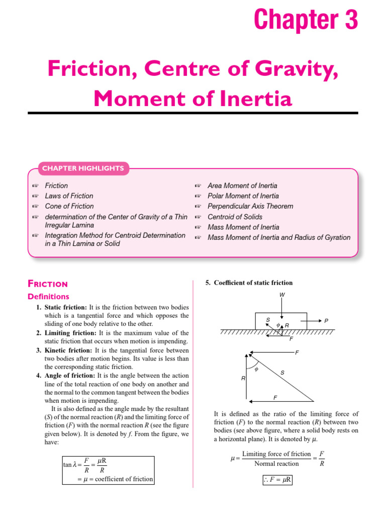 Understanding Friction: Types and Laws | PDF | Friction | Force