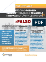 Mito 8. Es violento. Tomó pozos en Tabasco y promovió la toma de la tribuna en la Cámara de Diputados.