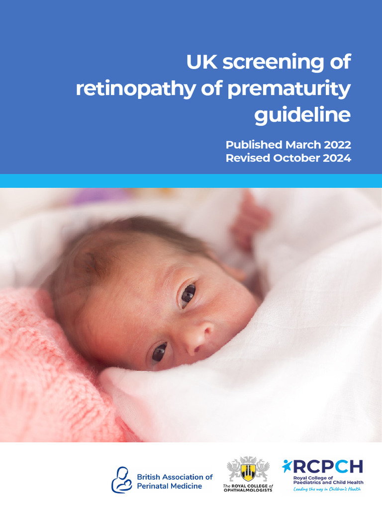 UK ROP Screening Guidelines 2024 | PDF | Health Care | Medical Specialties