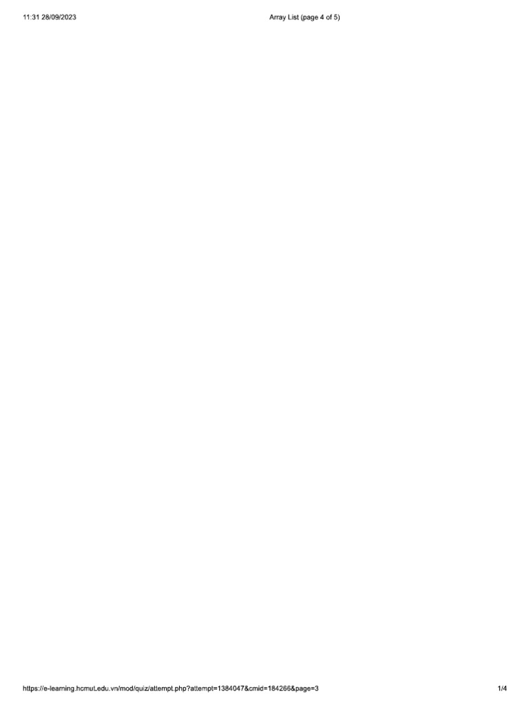 Cau 4 Array | PDF