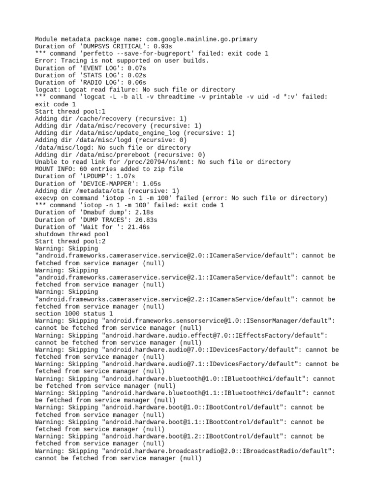 Bugreport A665L OP TP1A.220624.014 2024 12 04 18 27 44 Dumpstate - Log ...