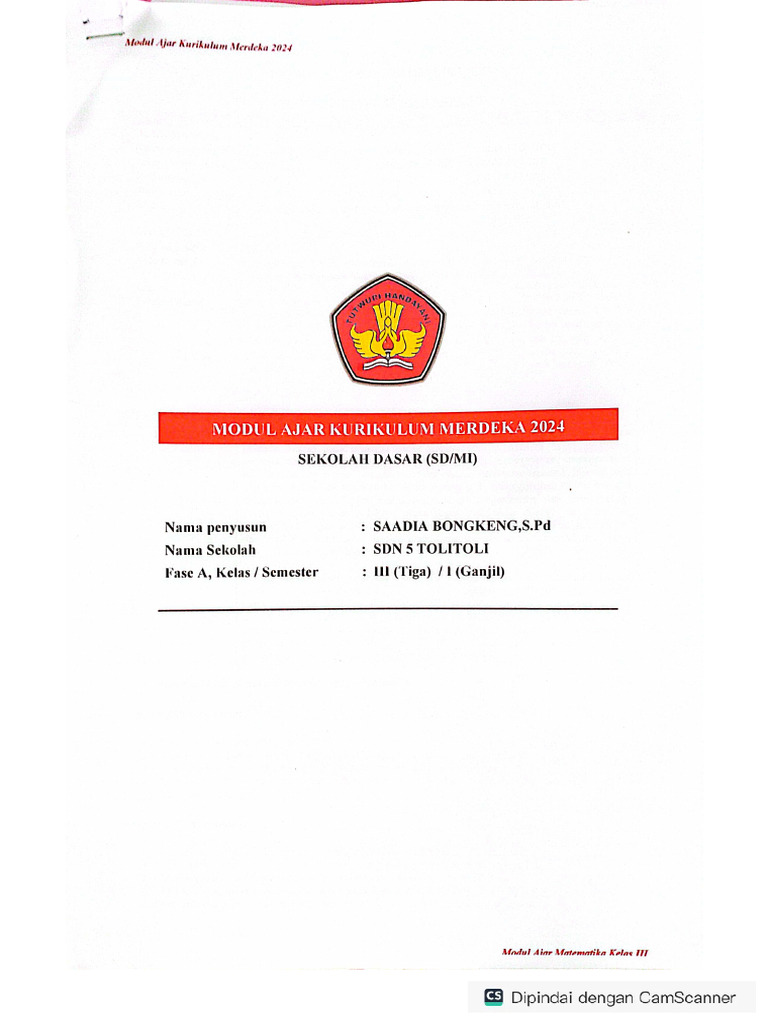 Modul Ajar Kelas 3 Sd Pdf