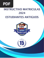 Proceso de Matrícula 2026: Instructivo y Cronograma | PDF