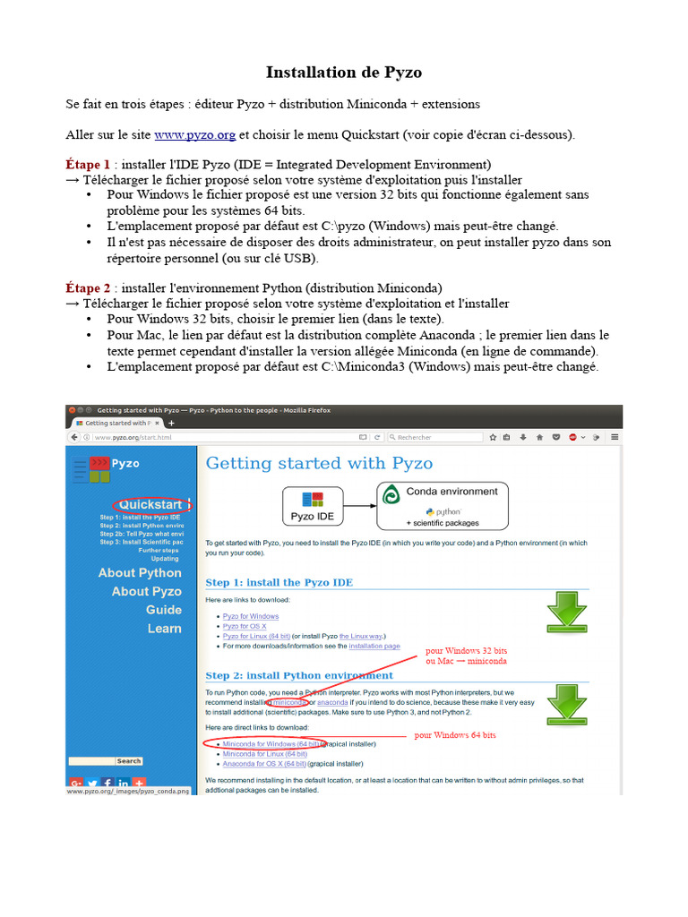 Installation de Pyzo en 3 étapes | PDF | Microsoft Windows | Python ...