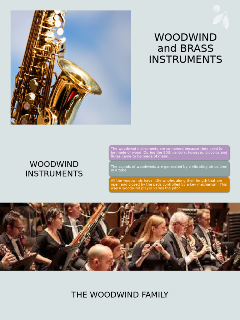 Woodwinds. Brasses | PDF | Woodwind Instruments | Brass Instruments