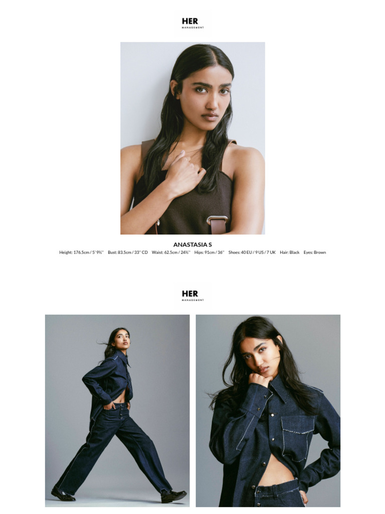Anastasia S: Model Profile Details | PDF | Clothing | Fashion