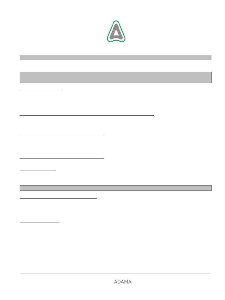 Ficha de Seguridad Kohinor 350 SC | PDF